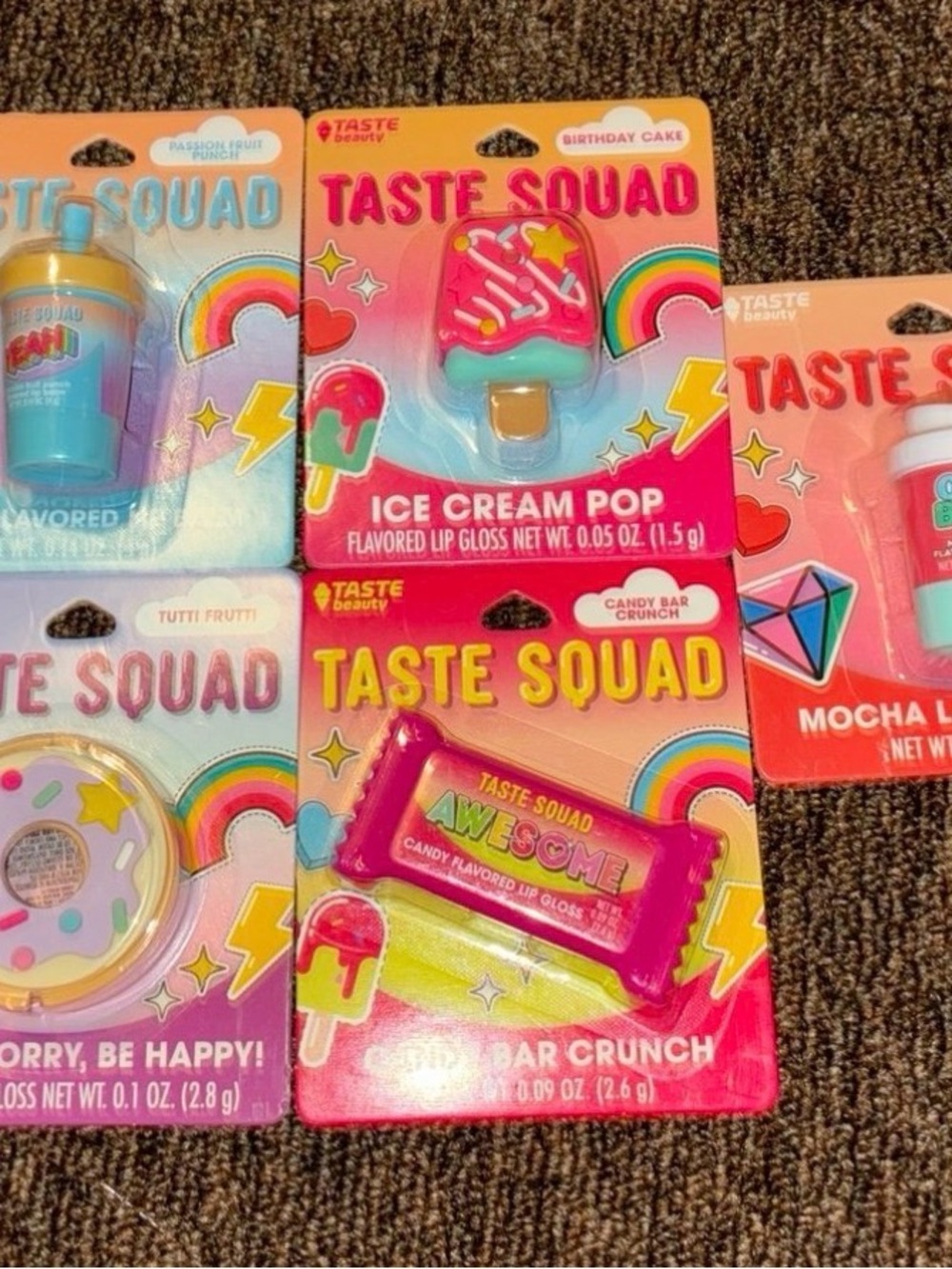 taste beauty taste squad lip bundle + 2 mysteries